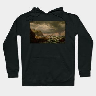 Shipwreck on the Coast of Norway by Johan Christian Dahl Hoodie